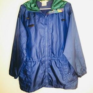 Columbia Blue Ladies Windbreaker size XL